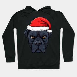 Santa Cane Corso Christmas Puppy Dog Lover Hoodie